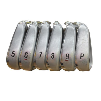 Nike Victory Red Split Cavity Irons (6pc) — Dynamic Gold S — Japan Model, Used