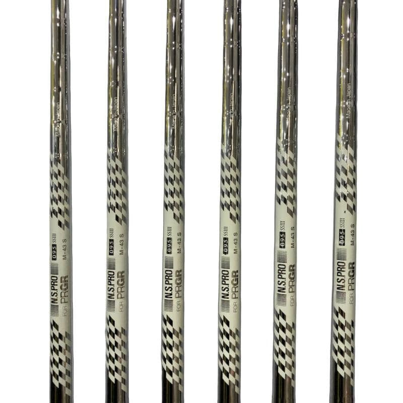 PRGR RS Forged Irons (6pc) — Flex S — Japan Model, Used