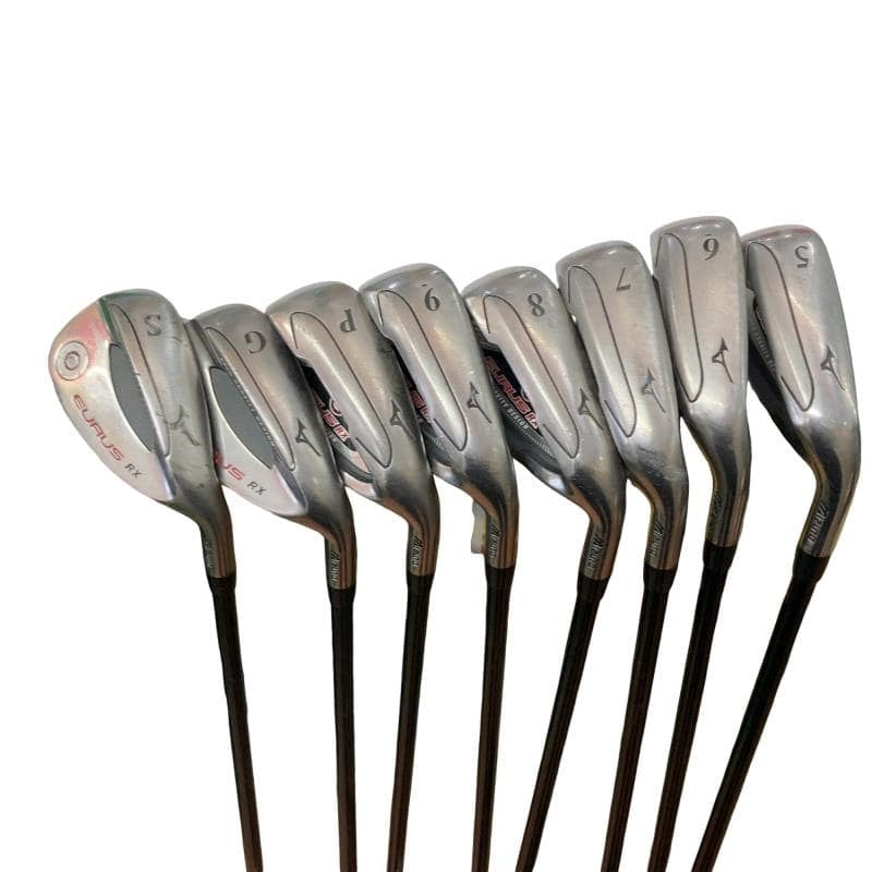 Mizuno Eurus RX Irons (8pc) — Flex S — Japan Model, Used