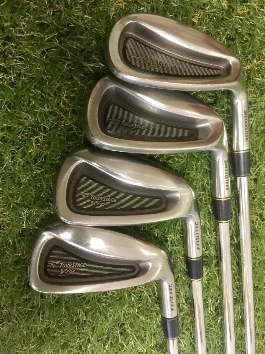 Bridgestone Tourstage ViQ Irons 4-PW (7pc) — NS PRO 950GH R — Japan Model, Used