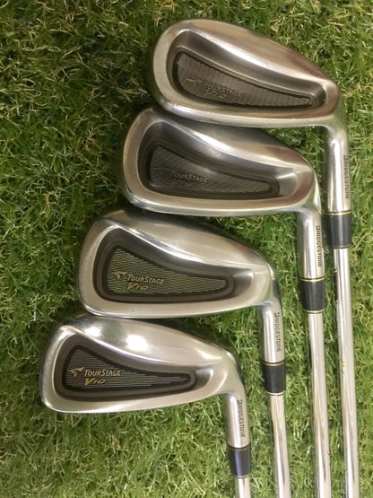 Bridgestone Tourstage ViQ Irons 4-PW (7pc) — NS PRO 950GH R — Japan Model, Used