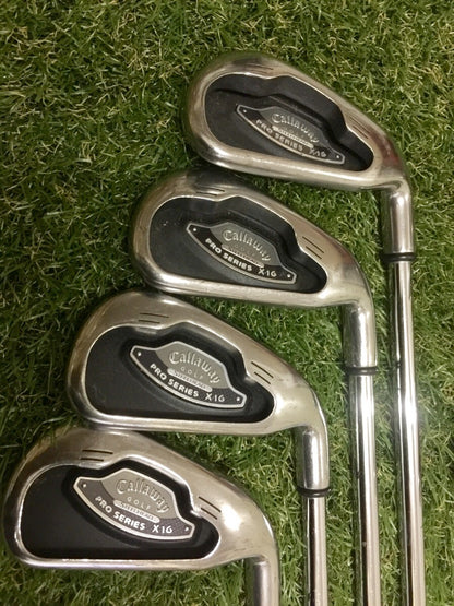 Callaway Steelhead X-16 Pro Irons 3-PW (8pc) — NS PRO — Japan Model, Used