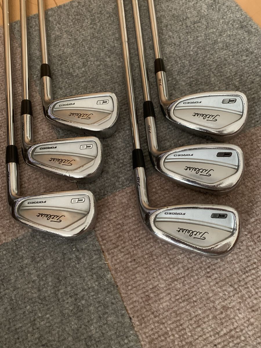 Titleist 716 CB Irons (6pc) — Modus3 120 S — Japan Model, Used