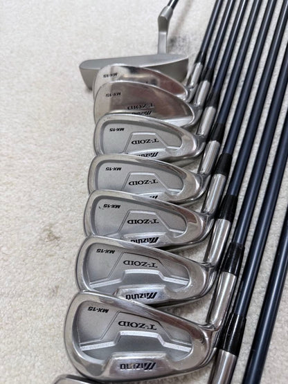Mizuno T-Zoid MX-15 Irons 6-9 (10pc) — Japan Model, Used
