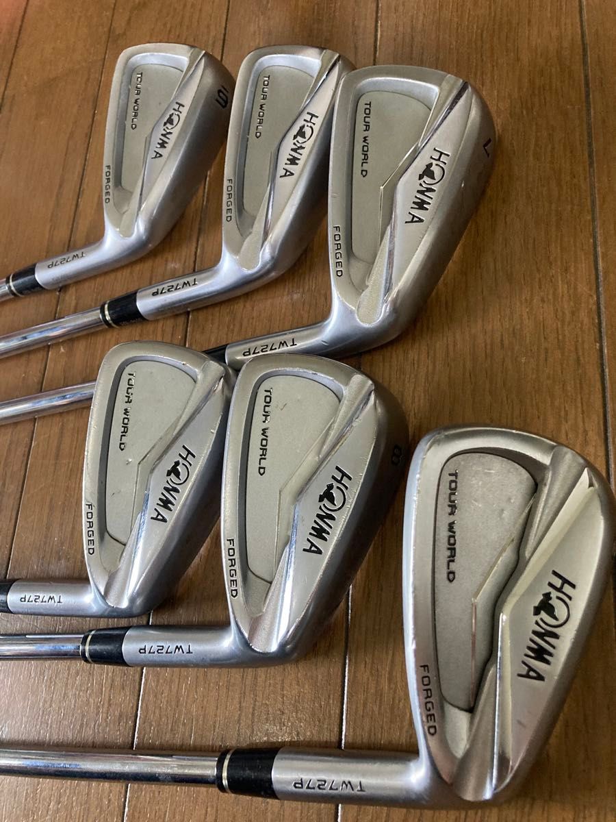 HONMA Tour World TW727P Irons 5-10 (6pc) — NS PRO 950GH R — Japan Model, Used
