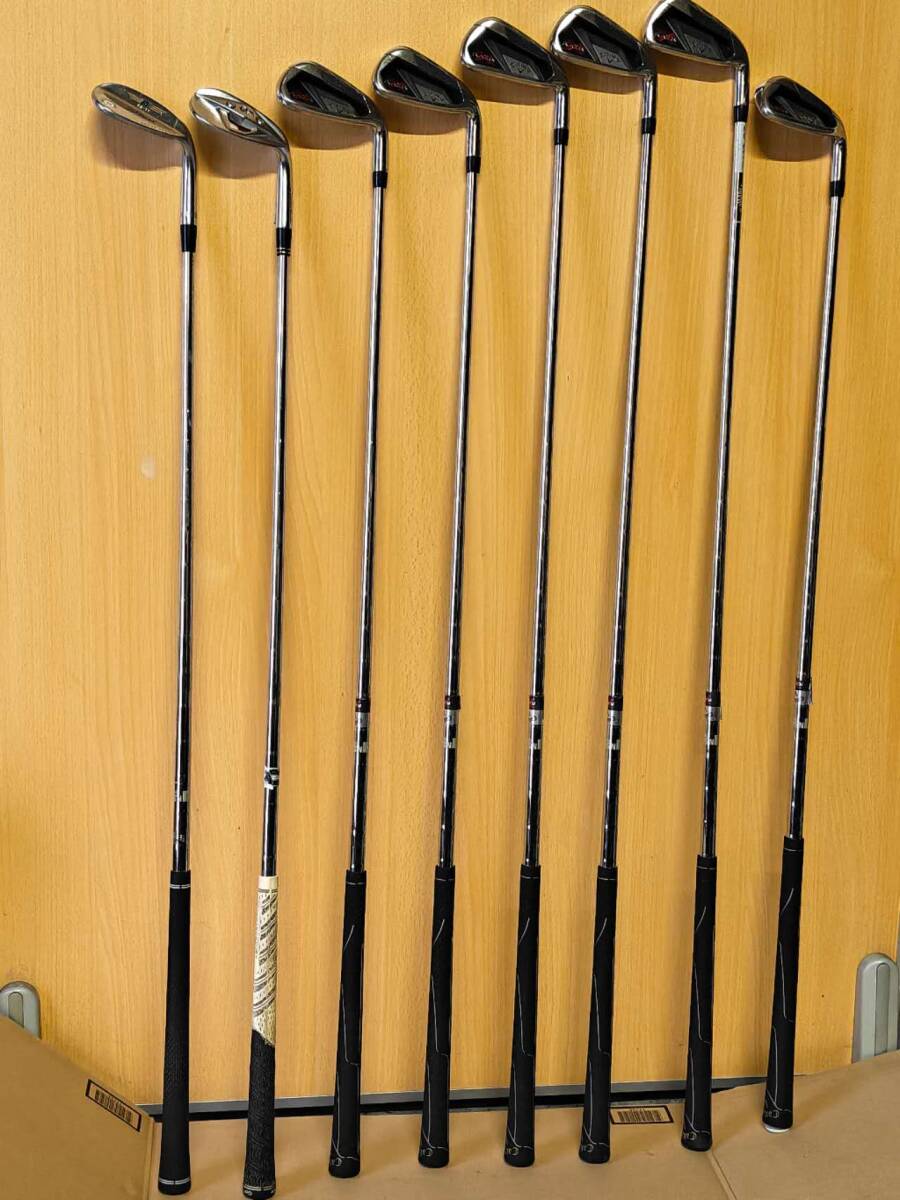 Callaway RAZR X Irons 4-6,8-PW (8pc) — Flex SR — Japan Model, Used