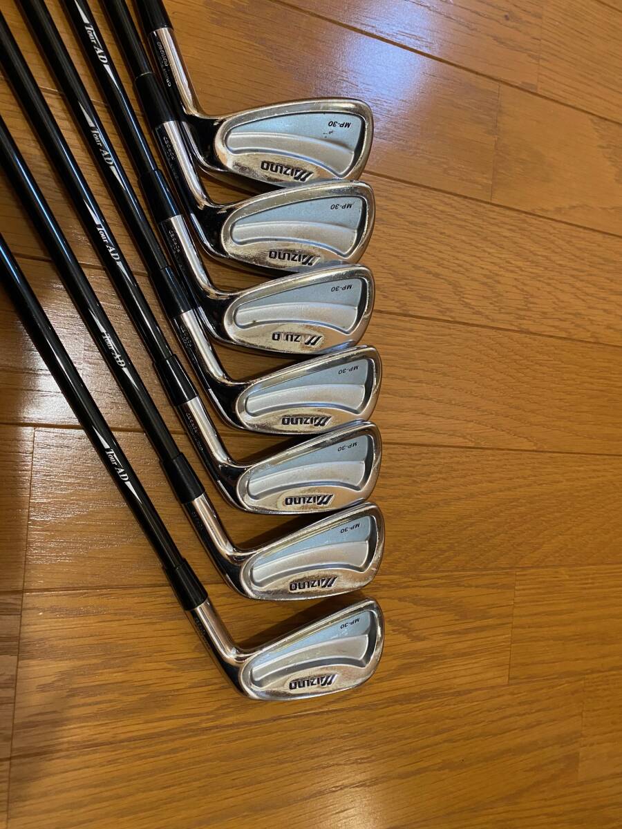 Mizuno MP-30 Irons 4-PW (7pc) — Flex R — Japan Model, Used