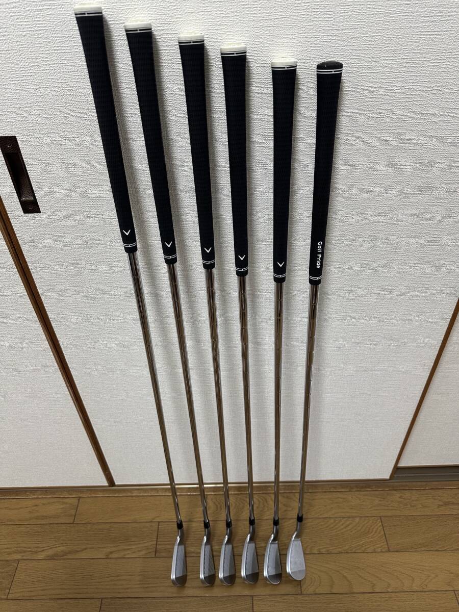 Callaway Apex DCB Irons 5-9 (6pc) — Zelos 7 — Japan Model, Used