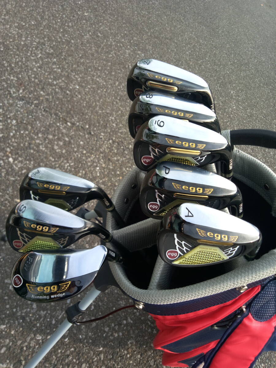 PRGR Super Egg Irons (8pc) — Japan Model, Used