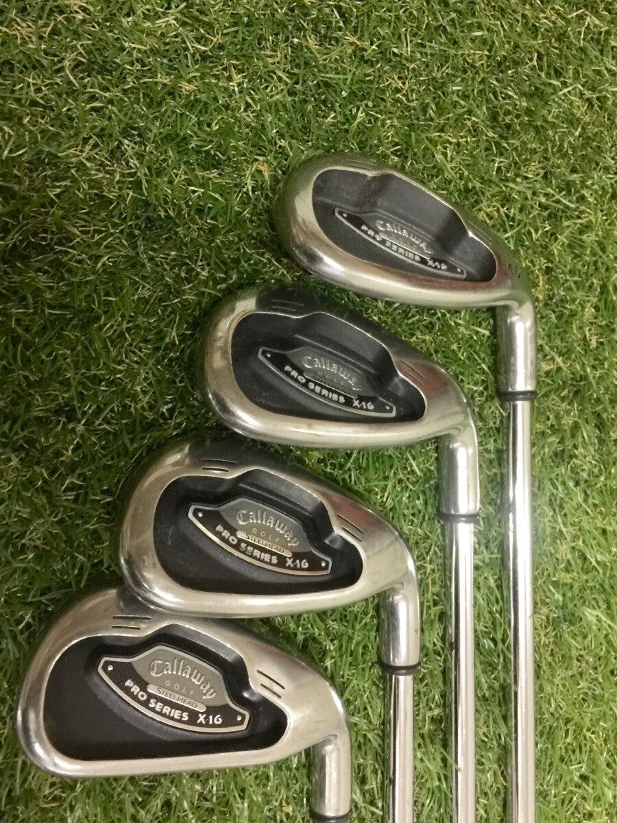 Callaway Steelhead X-16 Pro Irons 3-PW (8pc) — NS PRO — Japan Model, Used