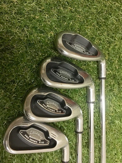 Callaway Steelhead X-16 Pro Irons 3-PW (8pc) — NS PRO — Japan Model, Used