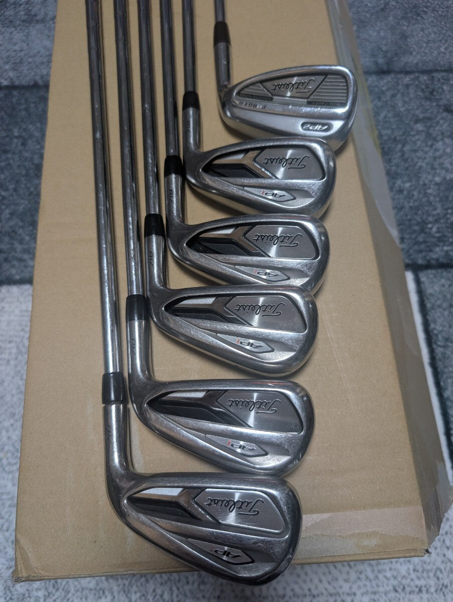Titleist AP1 718 Irons (6pc) — NS PRO 950GH S — Japan Model, Used