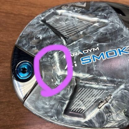 Callaway Paradym Ai Smoke Max D 10.5° Driver Head Only — Japan Model, Used