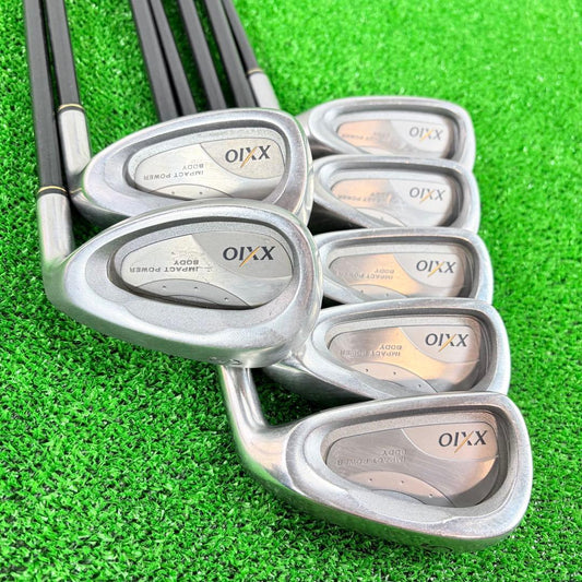 Dunlop XXIO 9 Irons 61-SW (7pc) — Flex R — Japan Model, Used