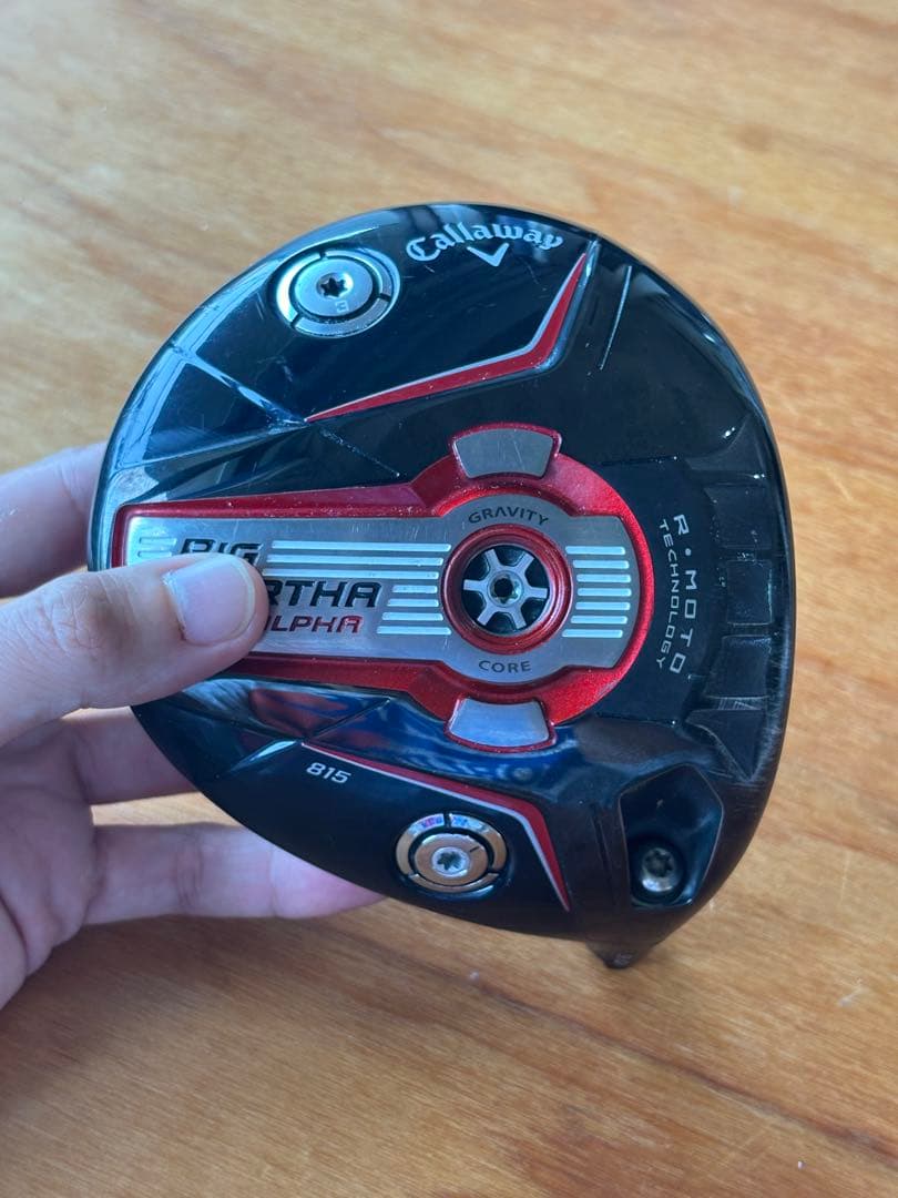 Callaway Big Bertha Alpha 815 9.0° Driver Head Only — Japan Model, Used