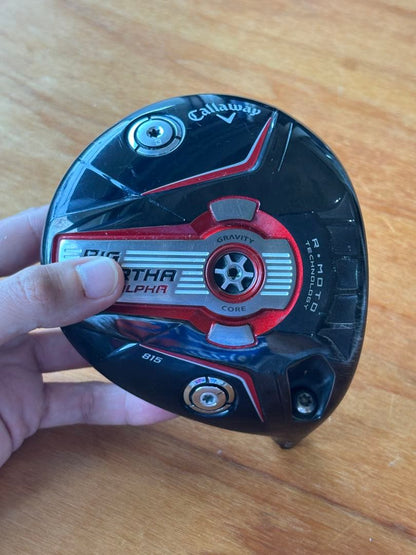 Callaway Big Bertha Alpha 815 9.0° Driver Head Only — Japan Model, Used