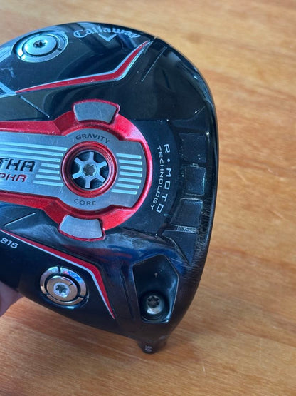 Callaway Big Bertha Alpha 815 9.0° Driver Head Only — Japan Model, Used
