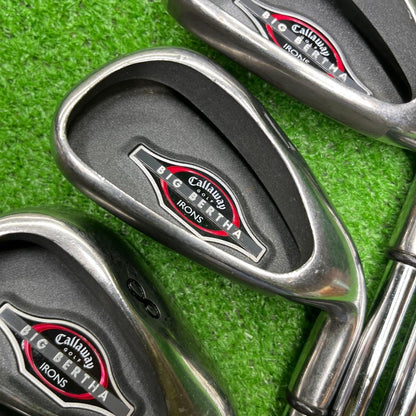 Callaway Big Bertha Irons 5-9 (5pc) — NS PRO 950GH S — Japan Model, Used