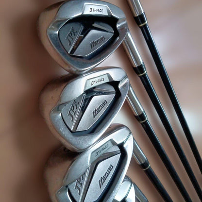 Mizuno JPX E500 Ti Irons 5-9 (8pc) — Japan Model, Used