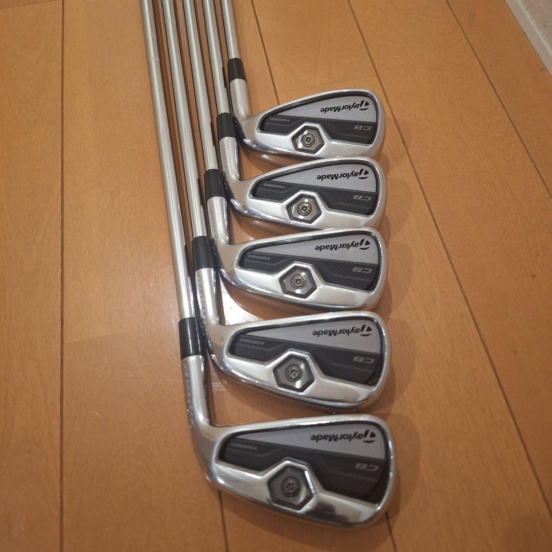 TaylorMade Tour Preferred CB Irons 5-9 (5pc) — Flex S — Japan Model, Used