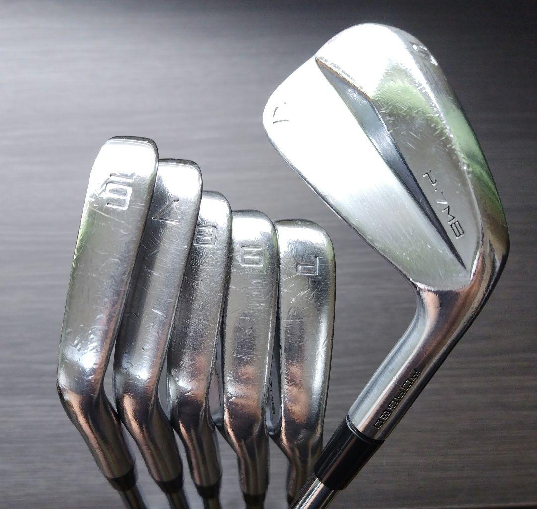 TaylorMade P-7MB Irons 5-PW (6pc) — Dynamic Gold S200 — Japan Model, Used