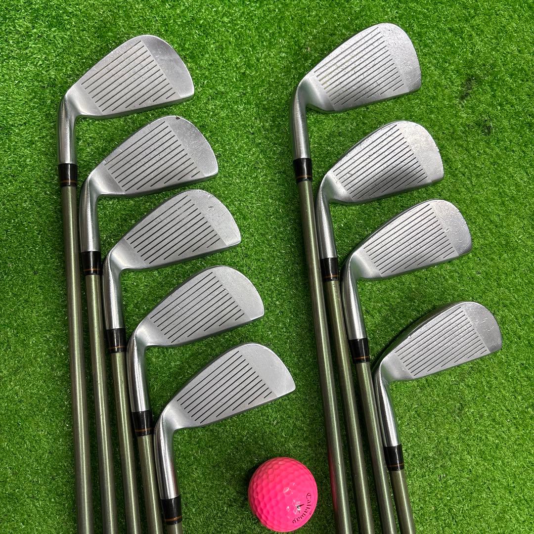 HONMA LB-280 Irons 4-11,SW (9pc) — Flex R — Japan Model, Used