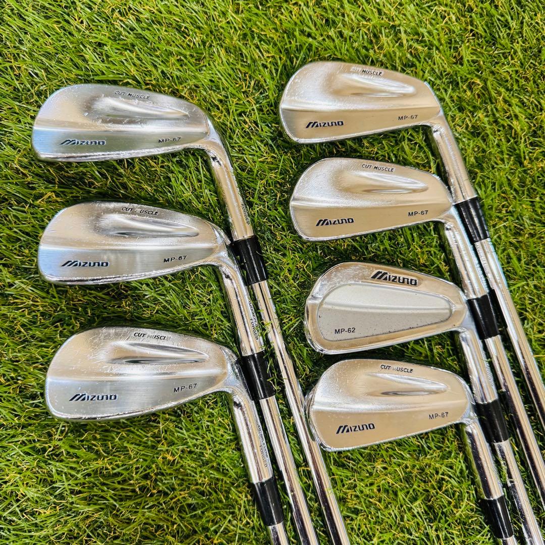 Mizuno MP-62 Irons 4-PW (7pc) — Dynamic Gold S200 S — Japan Model, Used