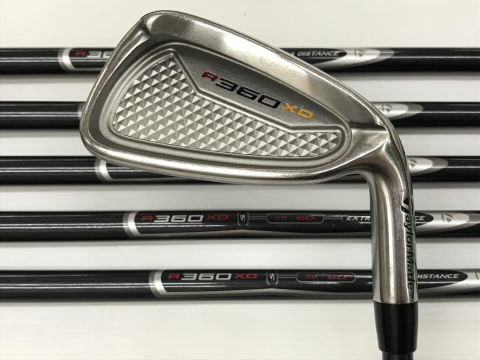 TaylorMade R360 XD 2005 Irons 5-9P (6pc) — XD-60 S — Japan Model, Used