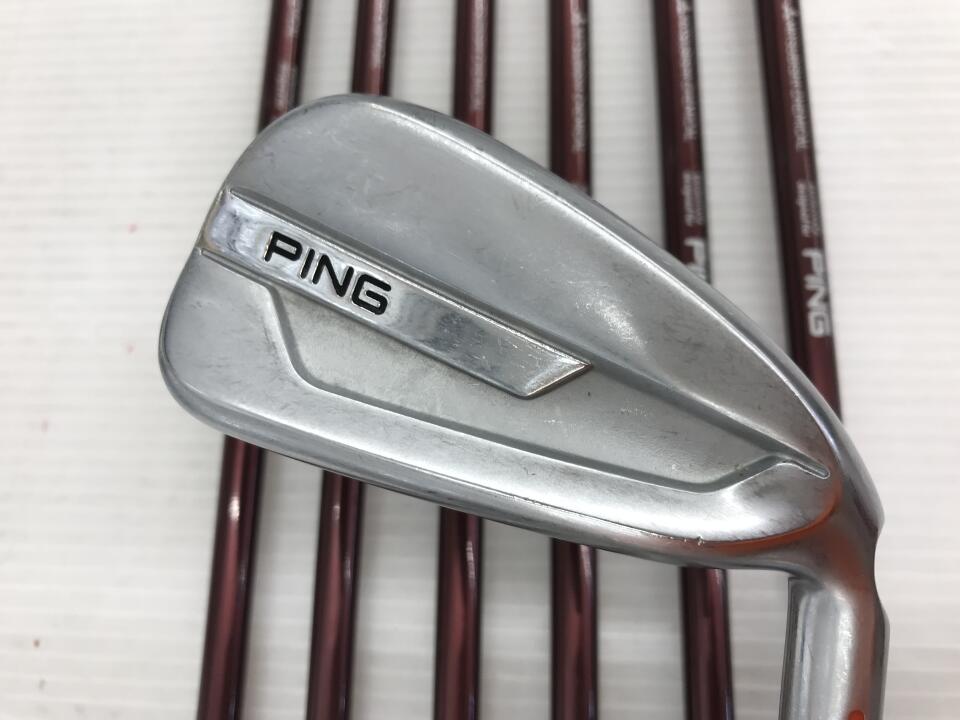 Ping G700 Irons 6-9W,U,S (7pc) — PING FUBUKI R — Japan Model, Used