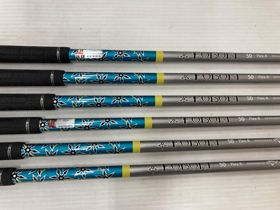 Callaway Rogue Star Irons 6-9P,A (6pc) — FUBUKI for CW 50 R — Japan Model, Used